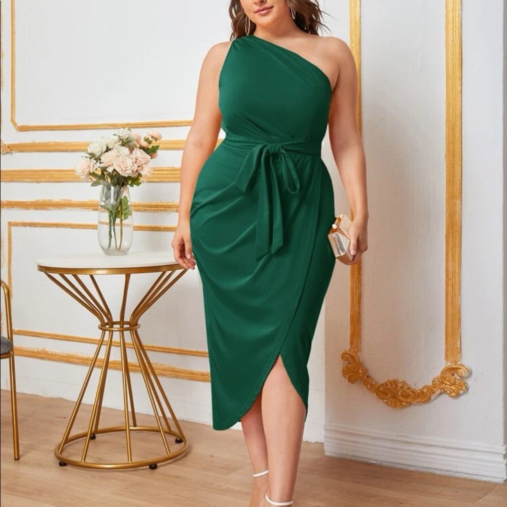 4x Dark Green SHEIN dress